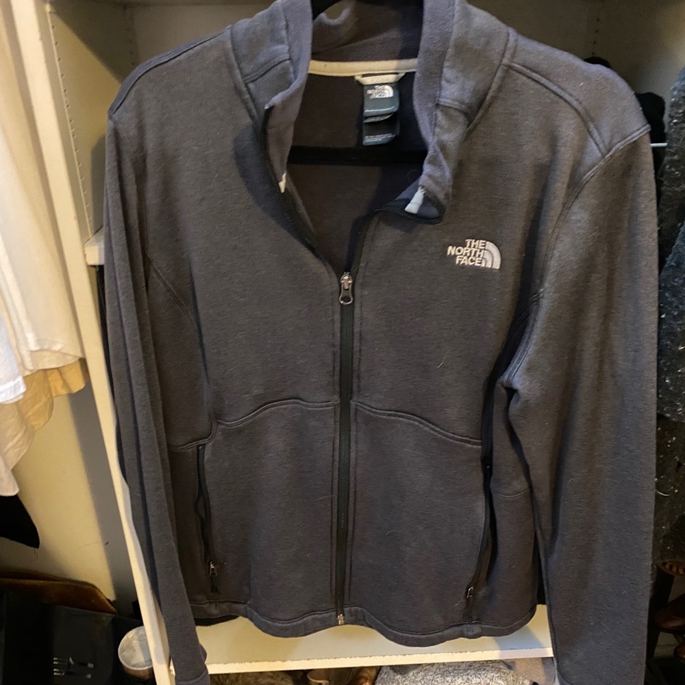 The North Face Charcoal Gray Fleece jacket